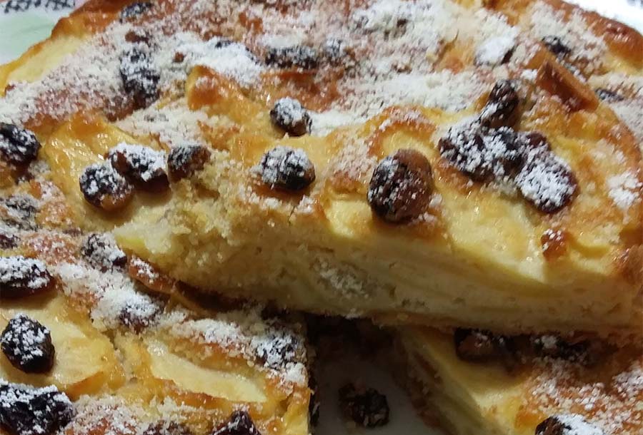 Ricetta Torta Di Mele Con Uva Sultanina